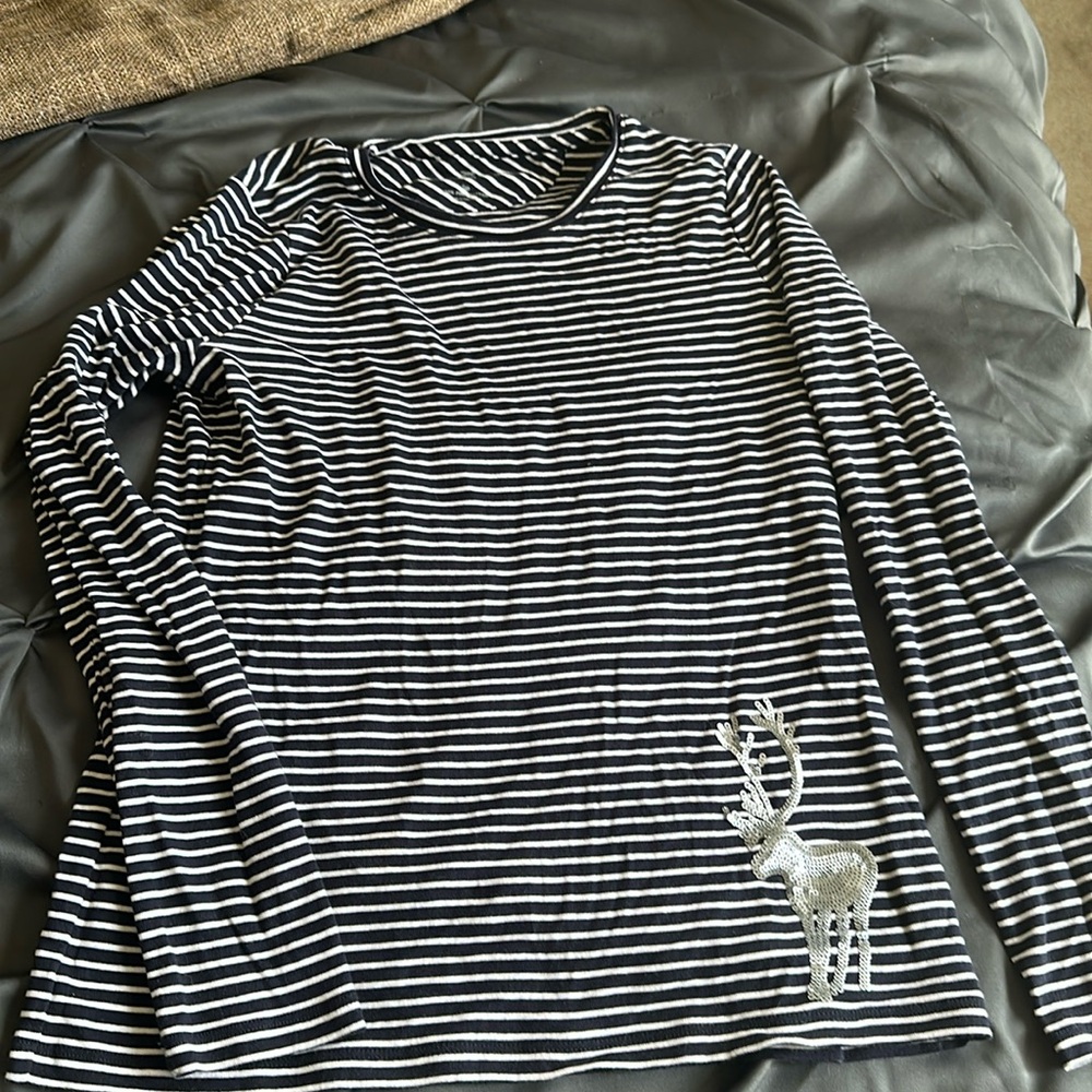 T-shirt with Sequin Deer